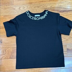 Dolce & Gabbana Kids Tee with Logo Collar